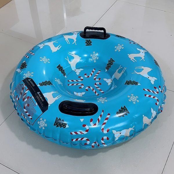 A Cute Animal-Shaped Snow Tube Made of Durable PVC Material, Portable And Designed to Prevent Tipping Over, Perfect for Outdoor Leisure And Family Activities - Image 6