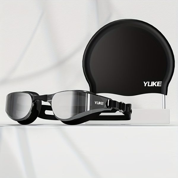 1pc of Adult Electroplated Swimming Goggles with High-definition Anti-fog and Ultra-wide-angle Vision Design - Image 13