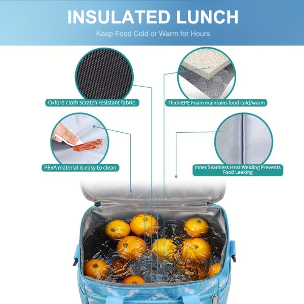 8.5L Large Capacity Insulated Lunch Bag for Outdoor Use - Image 6