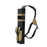Pskook Archery Lightweight Back Arrow Quiver Dual Use Foldable Compact Hip Arrows Bag with Molle System Pocket Hanged for Target - Image 3