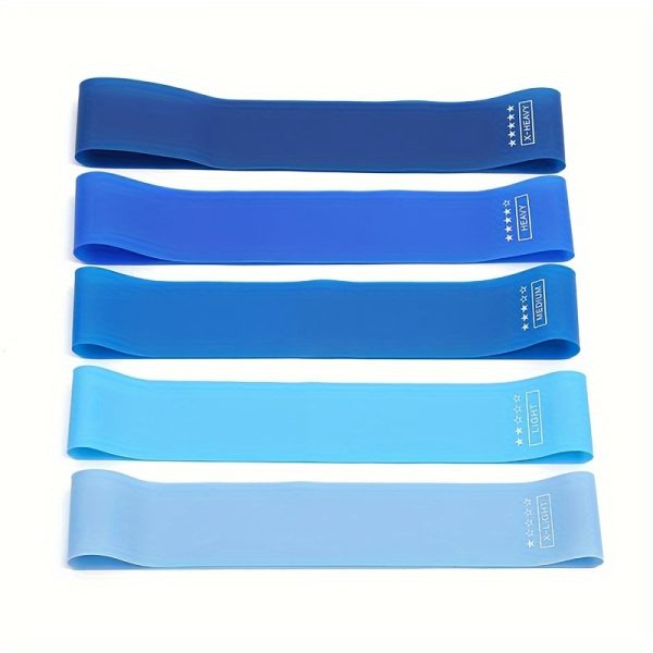 [LATTBY Resistance Bands] LATTBY 5pcs Resistance Bands for Yoga & Workouts - Multi-Color TPE Exercise Bands with Numbered Loops, Durable & Portable for Home Gym, Pilates, Strength Training, Yoga Accessories, Workout Accessories, Pilates Equipment, Sleek Design, Quality Construction - Image 11