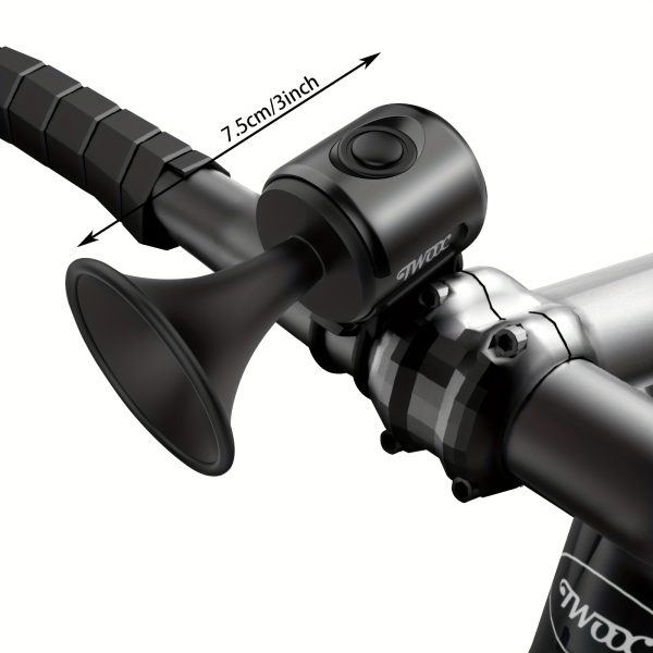 120 DB Safety Electric Bicycle TWOOC Electric Bike Horn, Sounds Alarm Bell - Image 5