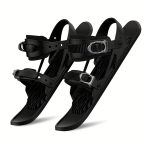 Mini Ski Skates - All-Terrain Snow Skating & Skiing Shoes with Adjustable Binding-Compatible for skateboarding on Snow | Low-Temperature Friction-Resistant Winter Sports Gear | (No Binding Included) | for beginners on Mountains & Urban - Image 5