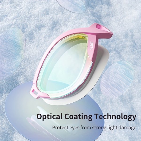 High-Definition Professional Swimming Goggles for Women, Waterproof And Anti-Fog, with a Plated Film, Suitable for Adult Training And Swimming Gear - Image 2