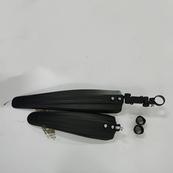 Set of Mountain Bike Fenders - Black Plastic, Compatible with Any Bicycle, Comes with 2 Fenders, Mounting Brackets, And Screws - Image 5
