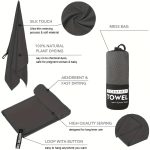 Ultra-Fine Fiber Sports Towel - Super Absorbent, Soft & Light -Friendly, Compact Travel Towel for Swimming, Beach, Gym - Quick-Dry, Hand Wash Only, Modern Design, Perfect for Outdoor Activities, Beach Towel, Sleek Towel Design, Quickdry Fabric - Image 6