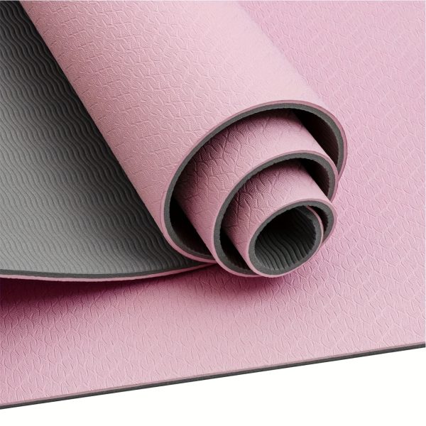 Extra Thick 1/3" Dual-Sided Non-Slip Yoga Mat - Professional TPE, Ideal for Yoga, Pilates & Floor Workouts - Image 2