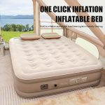 1pc Outdoor Inflatable Bed Sleeping Pad, Camping Tent Automatic Air Mattress for Home Use - Image 2
