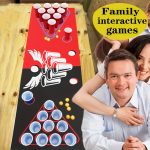 1pc 1pcs Beer Pong Table Mat Suitable for Adults Party Game - Portable Drinking Board for Camping, Backyard & for Use, No Cups/Balls/Electricity Needed, Ideal for Beer Pong (Table Not Included) - Image 9