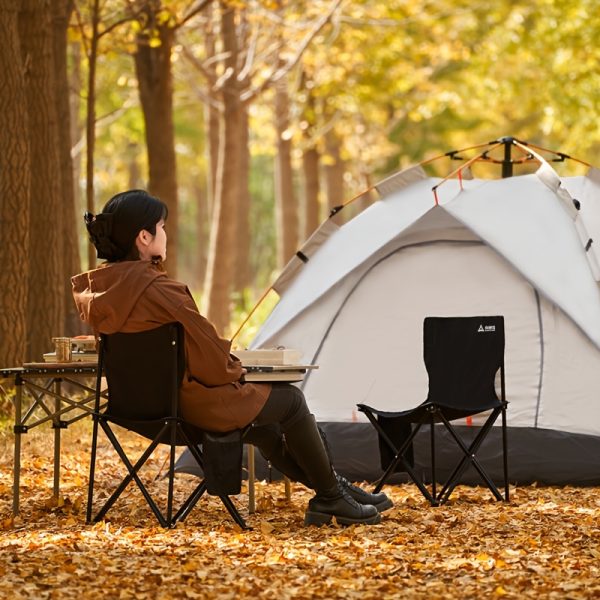 Suncojia Outdoor Portable Folding Chair with Backrest, Suitable for Fishing, Camping, And Sketching. - Image 6