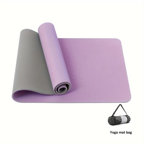 Extra Thick 1/3" Dual-Sided Non-Slip Yoga Mat - Professional TPE, Ideal for Yoga, Pilates & Floor Workouts - Image 7