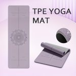 Non-Slip TPE Thick Yoga Mat with Alignment Markers, Large Size 182.88cm Long X 80.01cm Wide X 0.58cm Thick, Tear-Resistant Exercise And Fitness Mat for Yoga, Pilates, And Floor Training. - Image 11