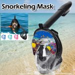 Full Face Snorkeling Mask with Panoramic View, Safe Breathing, Anti-Fog, Anti-Leakage And Camera Retention-Perfect for Adults And Swimmers Alike - Image 9