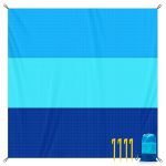 Extra Large Lightweight Beach Blanket | Outdoor Picnic Mat for 2-8 People, Ideal for Traveling, Camping, and Hiking - Summer Polyester Fabric - Image 5