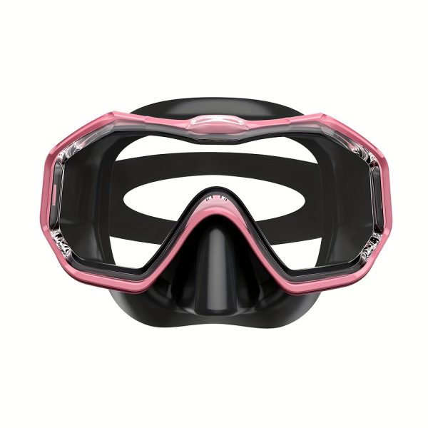 1pc Tri-Fin PC Lens Panoramic Wide Angle Adult Silicone Snorkeling Mask, Swimming Goggles, Leakproof, Easy Adjustment, Suitable for Snorkeling and Swimming Training - Image 10