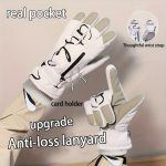 Winter skiing gloves, warm snow gloves, thick and fashionable, suitable for both men and women in outdoor sports, with pockets that are not afraid of rain and snow, easy to clean, high-quality skiing equipment, reinforced stitching - Image 8
