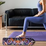 Boho Mandala Flower 1pc Yoga Mat Storage Bag, Single Shoulder Fitness Mat Storage Bag for Women Outdoor Sports - Image 10