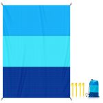Extra Large Lightweight Beach Blanket | Outdoor Picnic Mat for 2-8 People, Ideal for Traveling, Camping, and Hiking - Summer Polyester Fabric - Image 3