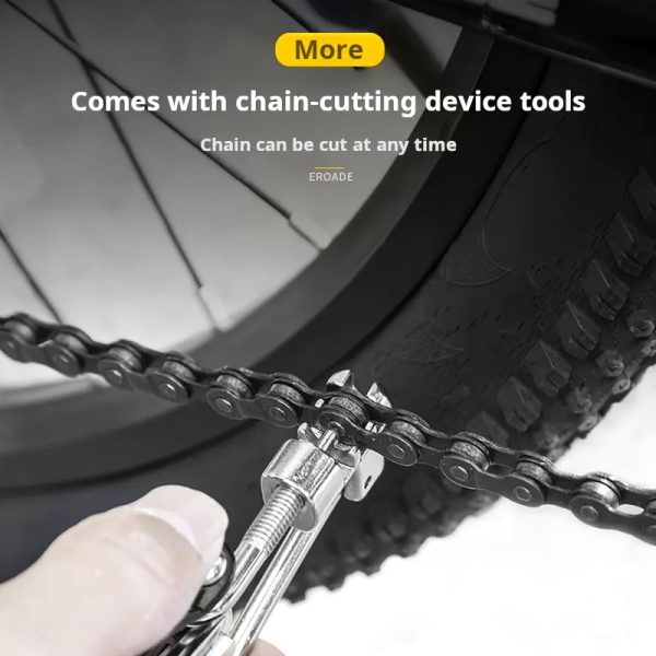 11-in-1 Multi-Function Bicycle Repair Kit, Mountain Bike Wrench, Screwdriver, Chain Hex Spoke, Bicycle Tools, Bike Repair Tool Set - Image 10