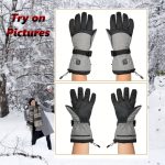 A Pair of Heated Gloves with Warmth on The Palms And Backs, Made of Oxford Cloth And Lined with Flannel, Equipped with Batteries, Essential for Winter. - Image 6