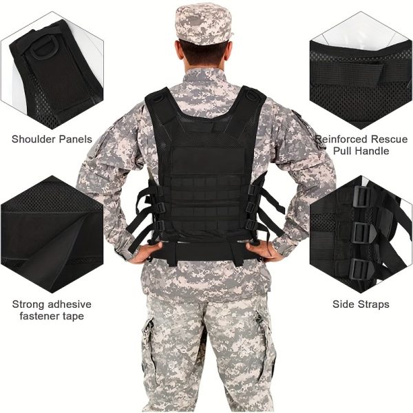 Quick Release Multi-functional Breathable Vest for Outdoor Adventure, Camping, Hiking, Fishing, Training - Image 8