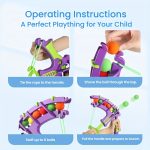 A Collection of Interactive Shooting Toys Designed for Boys, Featuring a Touch Jump Cartoon Dartboard And Sticky Balls, Perfect for Indoor Sports And Outdoor Games, Making It an Ideal Birthday Gift. - Image 6