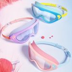 1pc Cartoon Swimming Goggles for Kids, Anti-Fog And Leak-Proof Large Frame Goggles, Suitable for Children Aged 4 to 16.