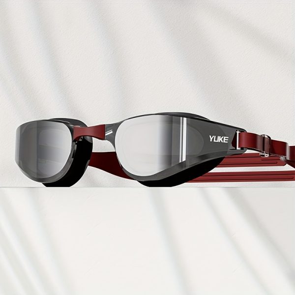 1pc of Adult Electroplated Swimming Goggles with High-definition Anti-fog and Ultra-wide-angle Vision Design - Image 11