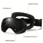 Winter Sports Outdoor Snowboarding Skiing Snow Skiing Goggles TPU Frame Men'S Women'S Teenagers Available, Free Night Vision Lens/Myopia Frame/Goggle One Each - Image 4