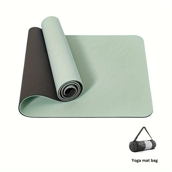 Extra Thick 1/3" Dual-Sided Non-Slip Yoga Mat - Professional TPE, Ideal for Yoga, Pilates & Floor Workouts - Image 5