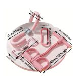 4pcs Yoga & Fitness Set for Home Workouts - Durable PP Material, Solid Color Design - Image 7