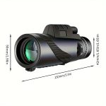 10x50 Portable HD High-Power Monocular Telescope, Extra-Large Objective Lens, Rubber Grip, Manual Focus - Perfect for Bird Watching, Concerts, Outdoor Camping, and Travel - Ideal Gift for Men, Perfect Holiday Gift, Father's Day Gift - Image 2
