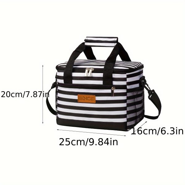 8.5L Large Capacity Insulated Lunch Bag for Outdoor Use - Image 20