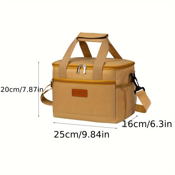 8.5L Large Capacity Insulated Lunch Bag for Outdoor Use - Image 21