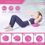 This 13pcs Strength Training Set Made of PP Material Is Suitable for Home Workouts, Featuring a 9.8-Inch Pilates Ball, a 12-Inch Yoga Ring, And Resistance Bands, Designed for Women - Image 8