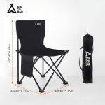 Suncojia Outdoor Portable Folding Chair with Backrest, Suitable for Fishing, Camping, And Sketching. - Image 2