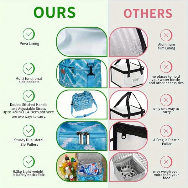 8.5L Large Capacity Insulated Lunch Bag for Outdoor Use - Image 8