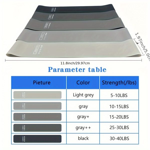 Black-Grey Gradient Elastic Band - Image 2