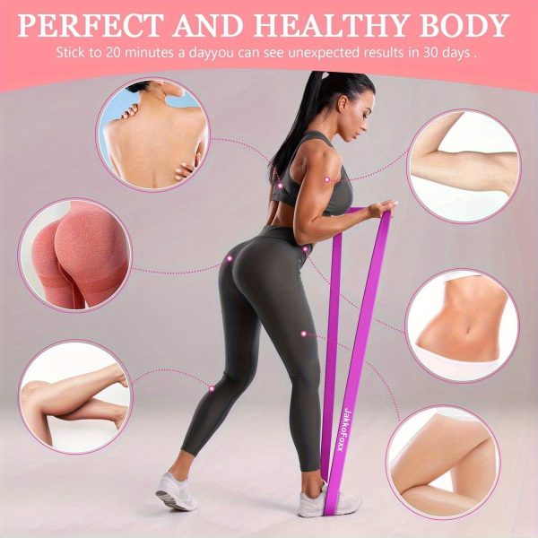 [Fitness Resistance Bands Set] Upgraded Full-Body Fitness Resistance Bands, 150 Lbs Exercise Bands, Women's Resistance Band Set With Handles, Leg And Ankle Straps For Yoga, Pilates, And Body Shaping - Image 4