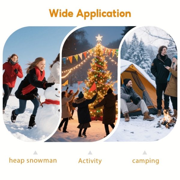 STNY Smart Heating Gloves USB-Powered with 3-Temperature Settings, Real-Time Heating, USB-Powered Hand Warmer for Skiing, Snowboarding, Commuting - Battery-Free Operation, Plug & Play (Compatible with Smartphones/Tablets/Laptops) - Image 6