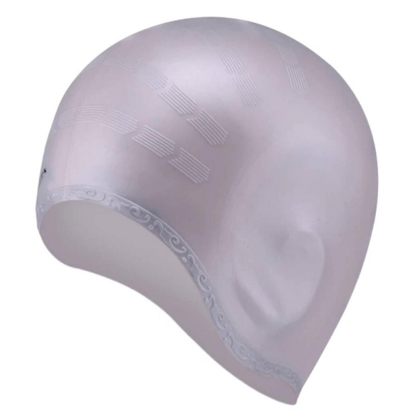 Waterproof Swimming Cap for Men and Women - High Elasticity, Ears Protection, and Long Hair Coverage - Large Silicone Diving Cap - Image 7
