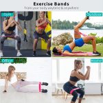 [LATTBY Resistance Bands] LATTBY 5pcs Resistance Bands for Yoga & Workouts - Multi-Color TPE Exercise Bands with Numbered Loops, Durable & Portable for Home Gym, Pilates, Strength Training, Yoga Accessories, Workout Accessories, Pilates Equipment, Sleek Design, Quality Construction - Image 7