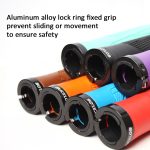 BUCKLOS Non-Slip Lockable Bike Grips - Soft Rubber, Waterproof Handlebar Covers with Textured Grip for Mountain Bikes, Black, Red, Orange, Purple, Green, Blue, Bicycle Accessories|Textured Grip Handlebars|Waterproof Rubber Grips - Image 9