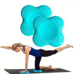2 Thickened Yoga Kneeling Pads for Knees, Elbows, Wrists, Hands, and Head for Foam Yoga and Pilates Practice
