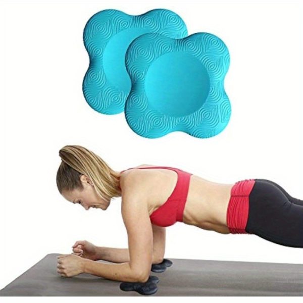 2 Thickened Yoga Kneeling Pads for Knees, Elbows, Wrists, Hands, and Head for Foam Yoga and Pilates Practice - Image 2