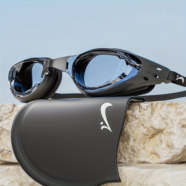 High-definition Waterproof And Anti-fog Swimming Goggles for Adults - Image 7