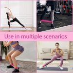 8pcs Yoga Resistance Bands Set for Leg and Hip Shaping, Multi-Level Tension Fitness Equipment with Ankle Straps - Image 6