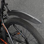 Set of Mountain Bike Fenders - Black Plastic, Compatible with Any Bicycle, Comes with 2 Fenders, Mounting Brackets, And Screws - Image 2