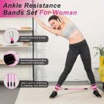 [Fitness Resistance Bands Set] Upgraded Full-Body Fitness Resistance Bands, 150 Lbs Exercise Bands, Women's Resistance Band Set With Handles, Leg And Ankle Straps For Yoga, Pilates, And Body Shaping - Image 7