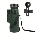 A Powerful Telescope for Adults, Featuring a High-Definition 10X Magnification with a 42Mm Objective Lens Made of All-Optical Glass. It Supports Smartphone Photography, Making It Ideal for Outdoor Camping, Travel, Birdwatching - Image 3